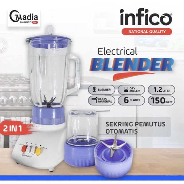 BLENDER NATIONAL QUALITY VIVA/OMEGA BLENDER KACA MURAH