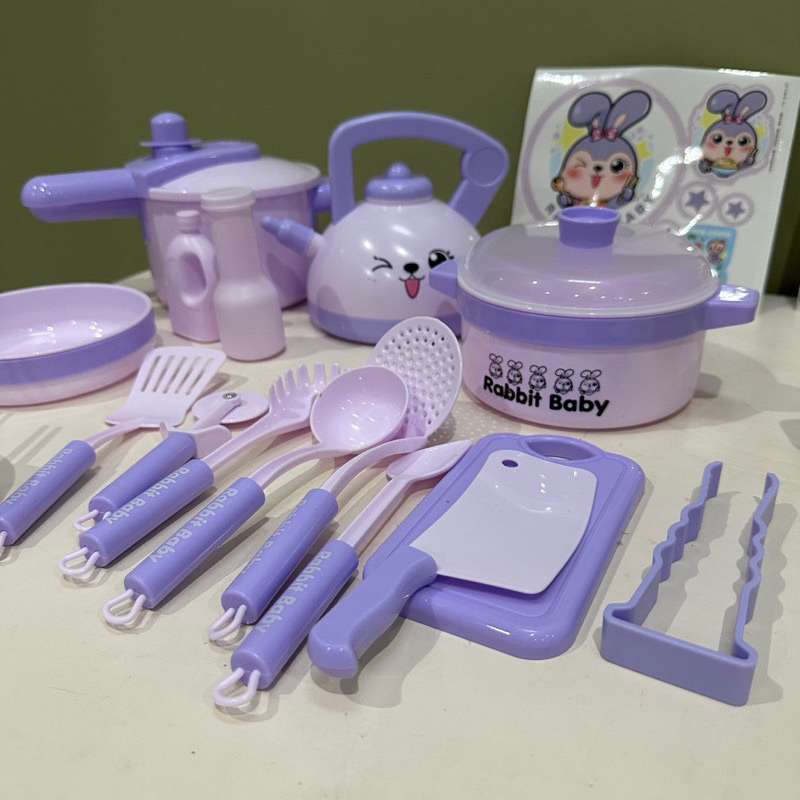 mainan masak2an anak cooking kitchen set pretend plays