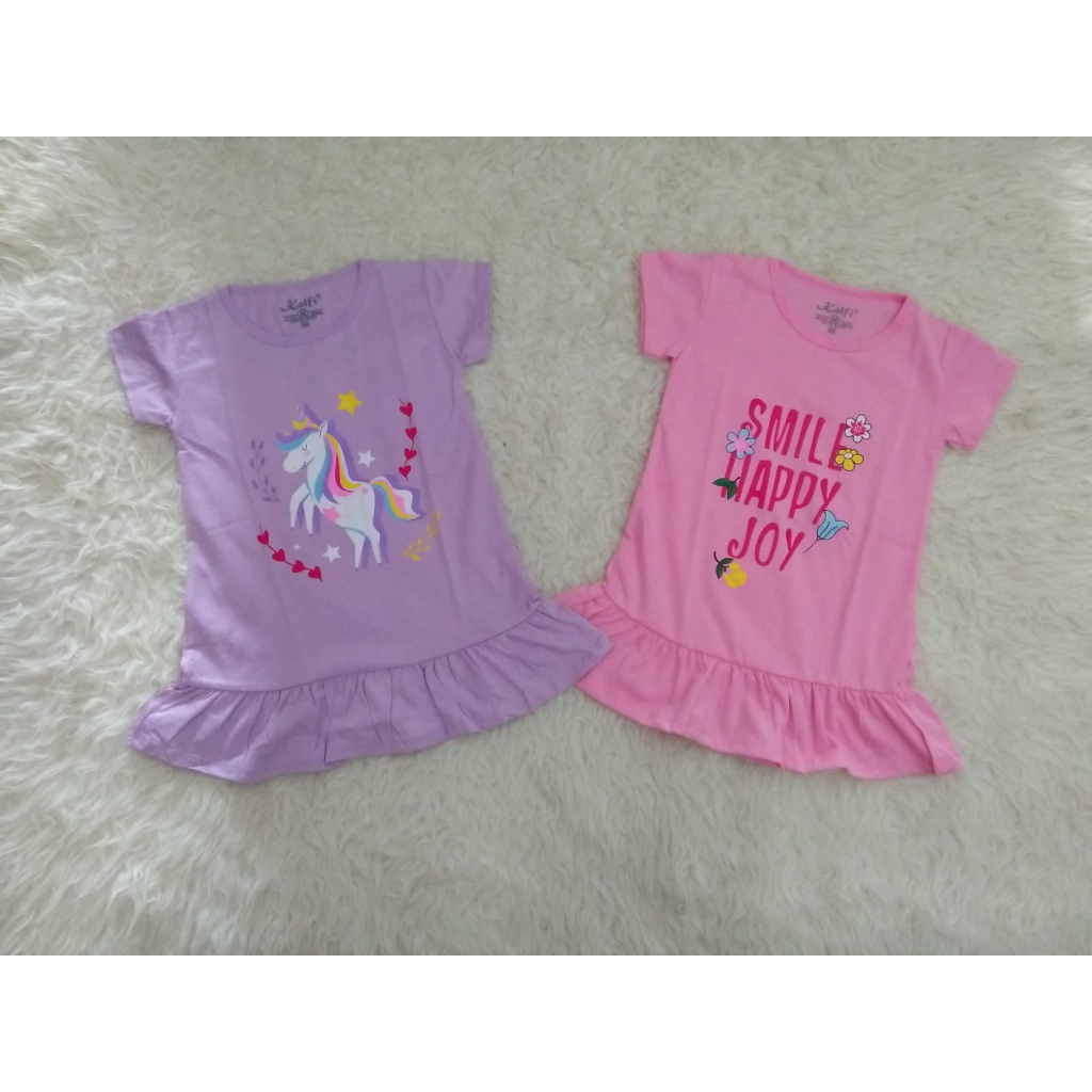 Setelan Dress Anak Perempuan/Dress Anak Cewe 2 Tahun