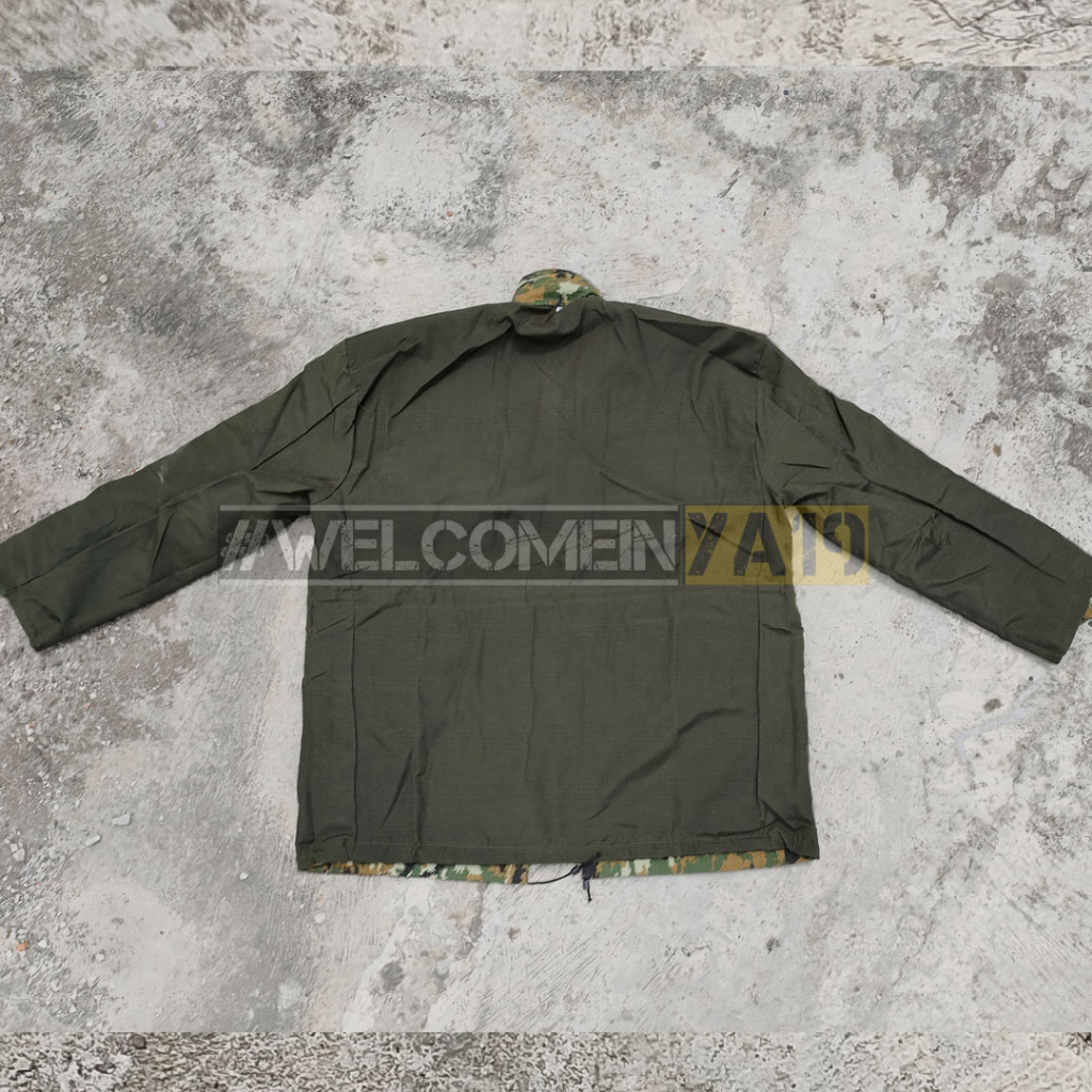 Jaket Bolak-Balik Loreng Kostrad / Jaket Parka Bolak-Balik Loreng Kostrad