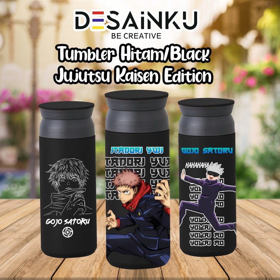 TUMBLER JUJUTSU KAISEN / TUMBLER ANIME CUSTOM / TUMBLER PRINT UV