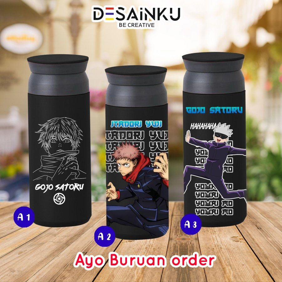 TUMBLER JUJUTSU KAISEN / TUMBLER ANIME CUSTOM / TUMBLER PRINT UV