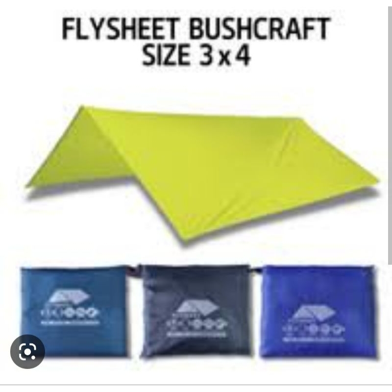 FLYSET WATERPROOF 3X4/3X3/3X2 METER/ FLYSET COVER TENDA/FLYSEET HAMMOCK/FLYSHET TRAPTENT / FLYSET CO