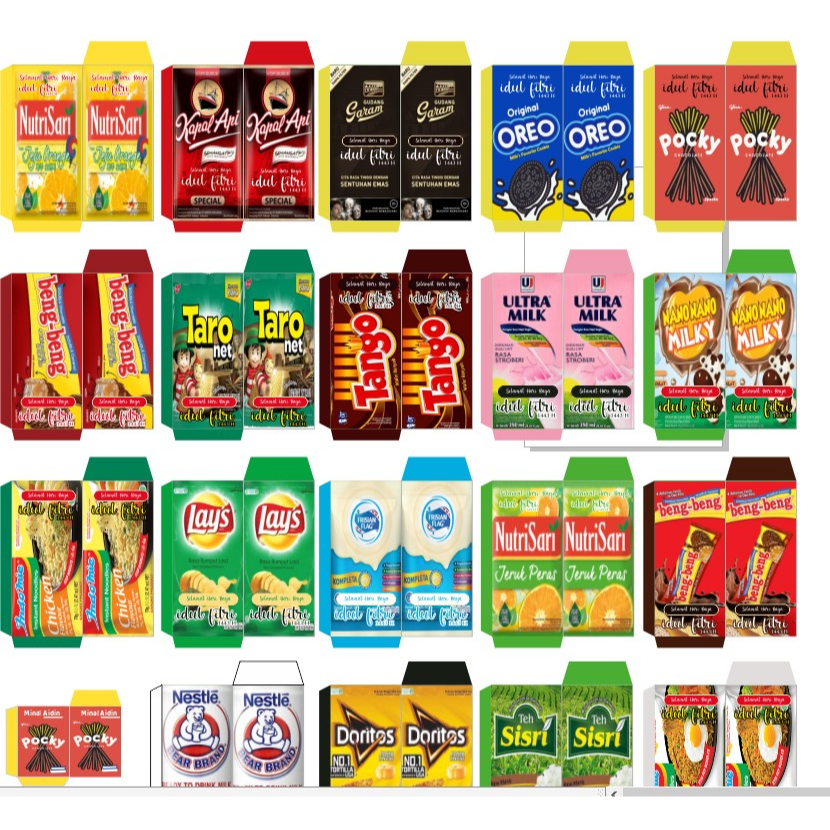 

amplop lebaran custom desain foto