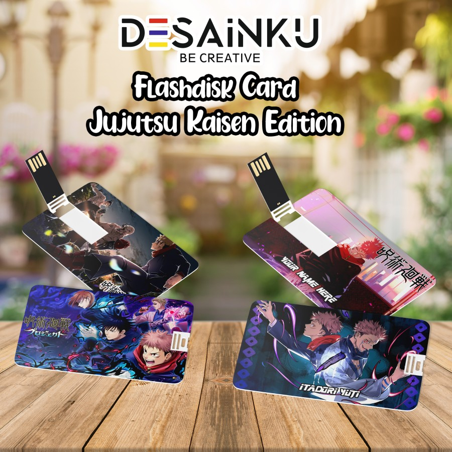 Flashdisk Card Jujutsu Kaisen / Flashdisk Custom / usb card custom