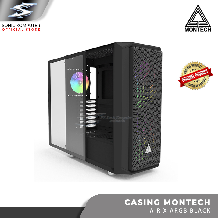 Montech Air X ARGB Black Casing PC Gaming