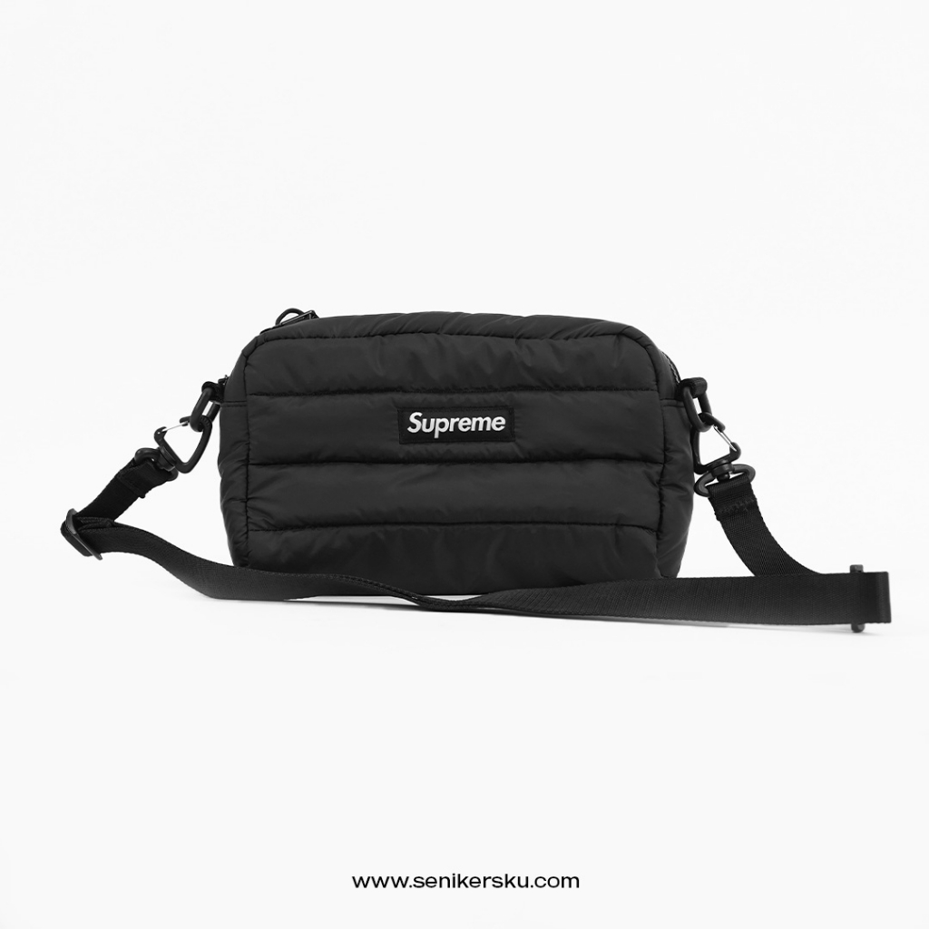 Supreme Puffer Side Bag Black