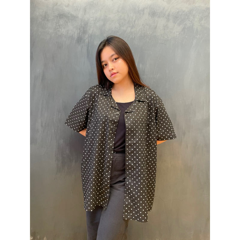 KEMEJA OVERSIZE MOTIF PRIA WANITA KEMEJA PANTAI BIG SIZE SHE SHE