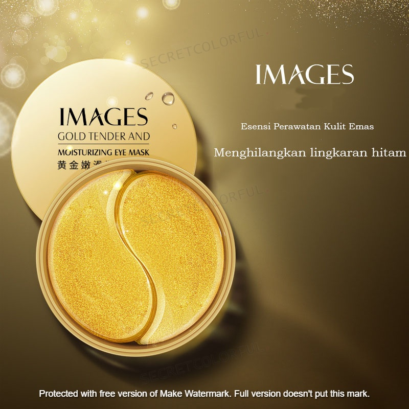 IMAGES Golden Smooth And Moisturizing Eye Mask / Masker Mata Gold Collagen IMAGES