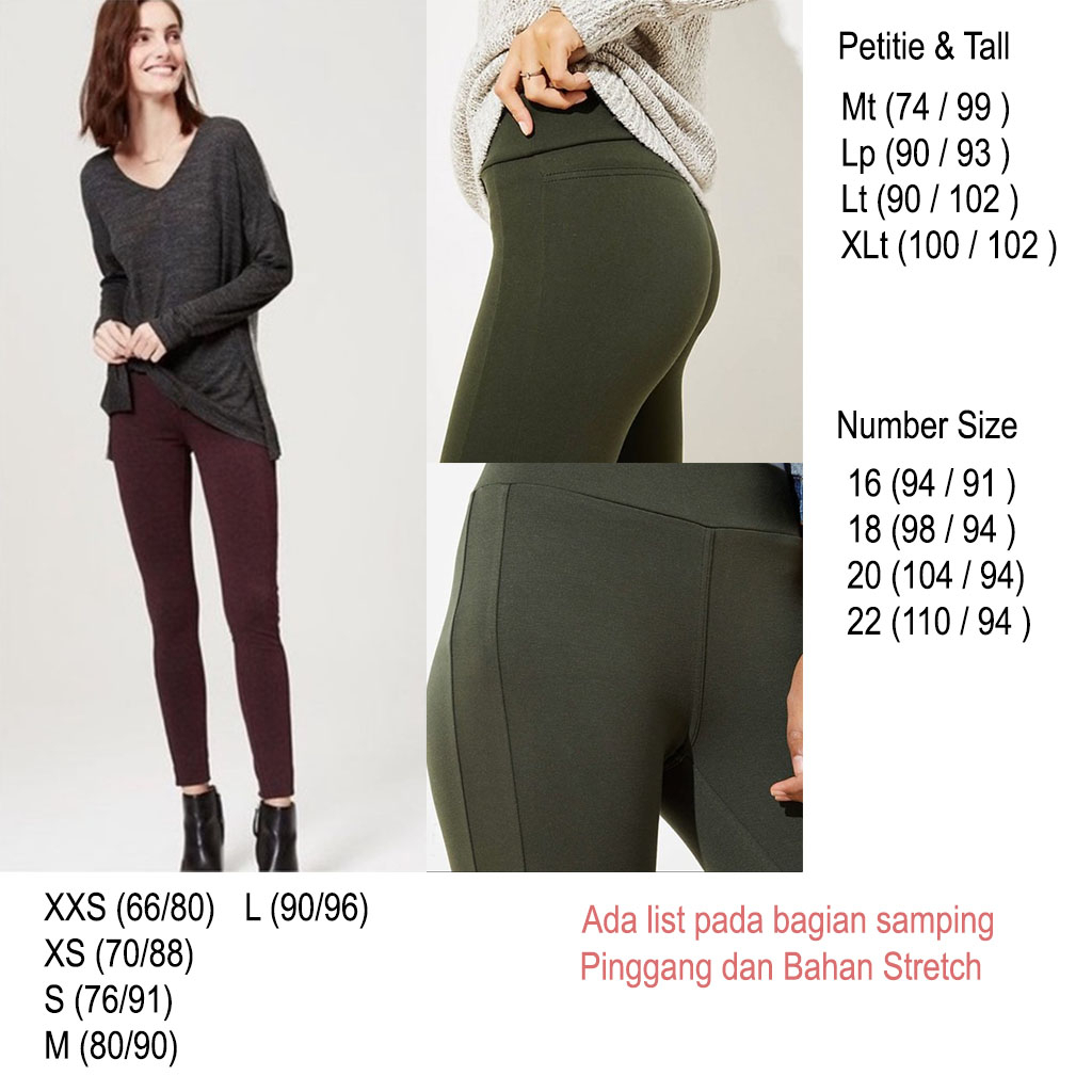 Celana Ponte Leggings