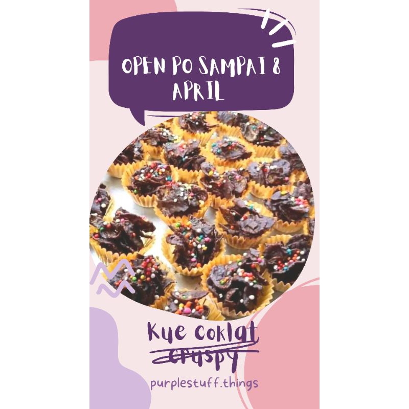 

kue coklat crispy cornflakes