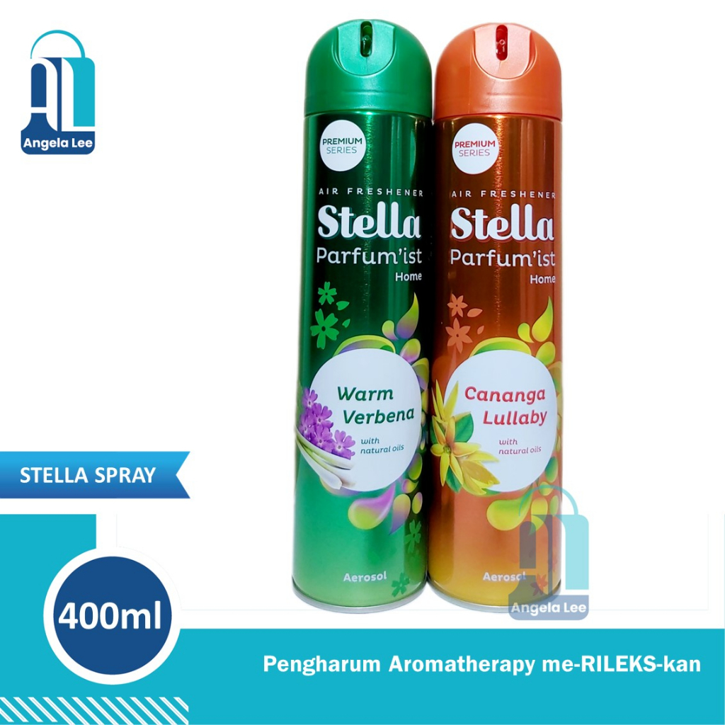 Stella Pengharum Ruangan Aromatheraphy Cananga Verbena Semprot 400ml