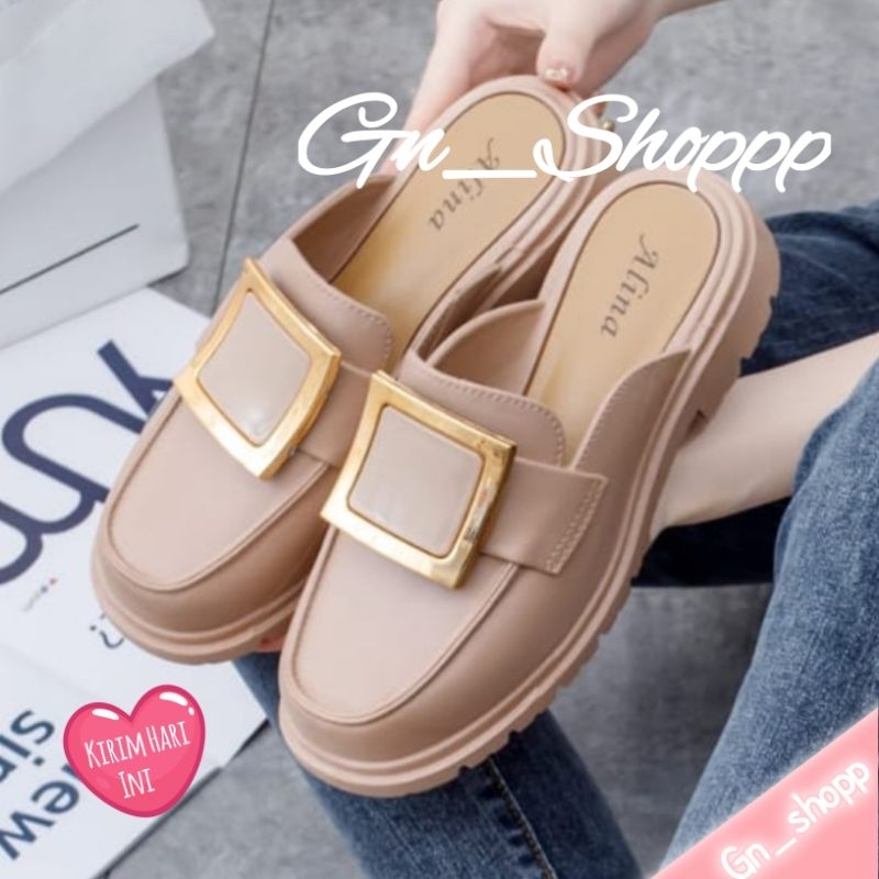 Sandal Sepatu Wanita Flat Cyute Kekinian 1618-1