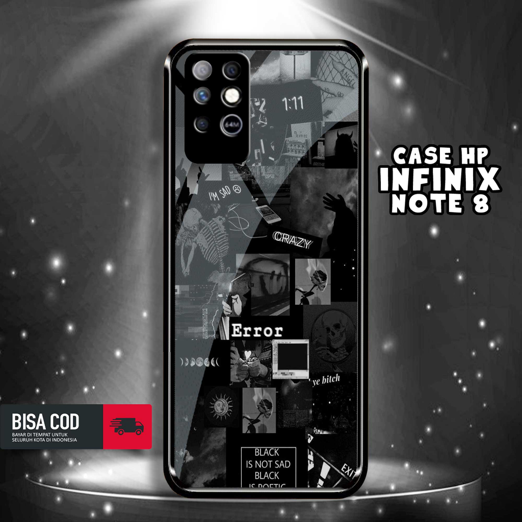 Case INFINIX NOTE 8 Motif [AEST4] Casing INFINIX NOTE 8 TERBARU Hardcase Glossy Kilau 2D Case Hp INF