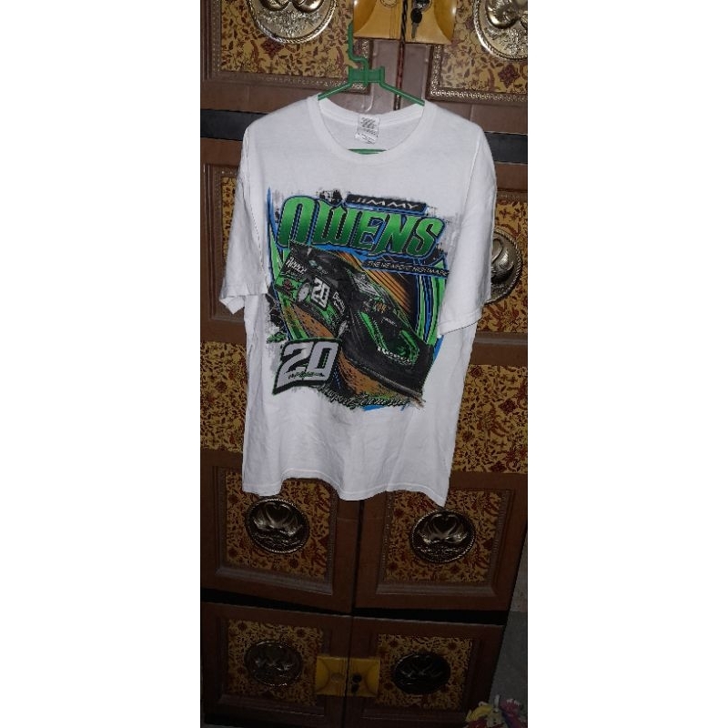 t-shirt nascar jimmy owens vtg