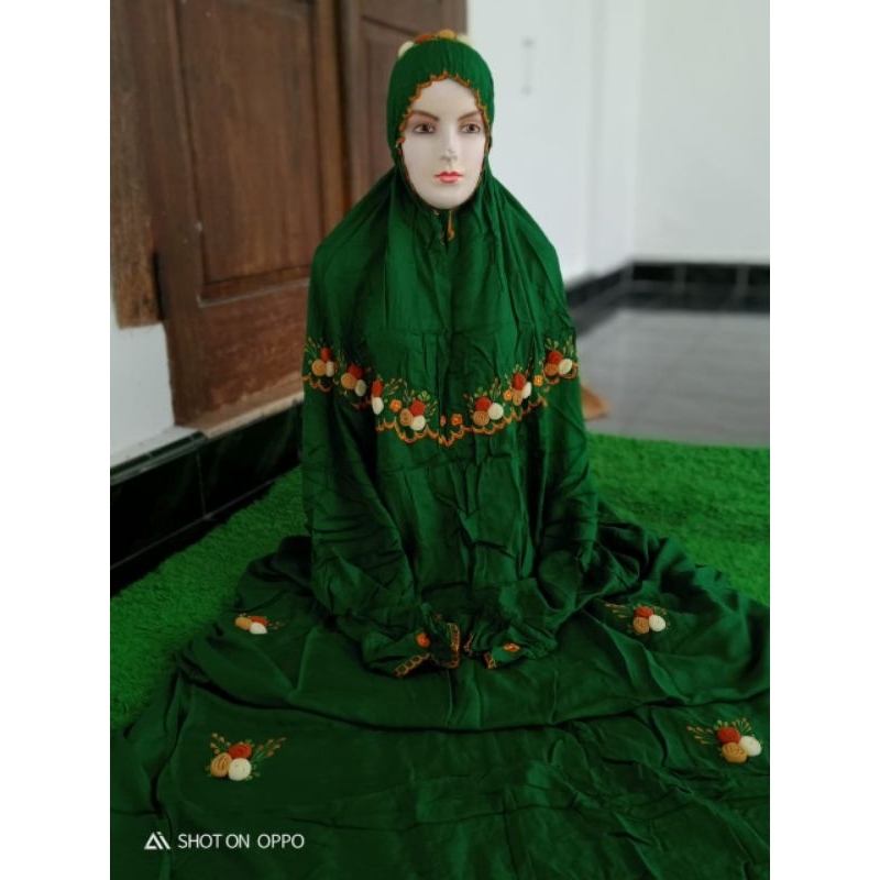 Mukena Terusan Rayon Tile Kalung