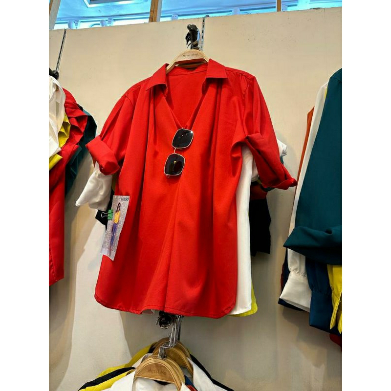 kemeja pendek lipat bangkok