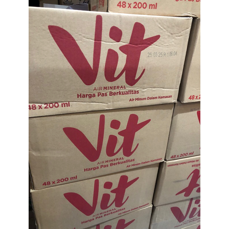 

[Karton Gelas] VIT AIR MINERAL Gelas 200 ml isi 48 cup