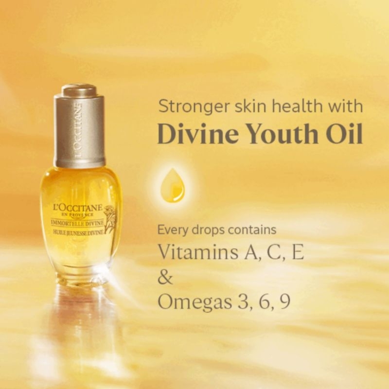 [ New Formula ] Loccitane Immortelle Divine Youth Oil 30ml / Face Oil