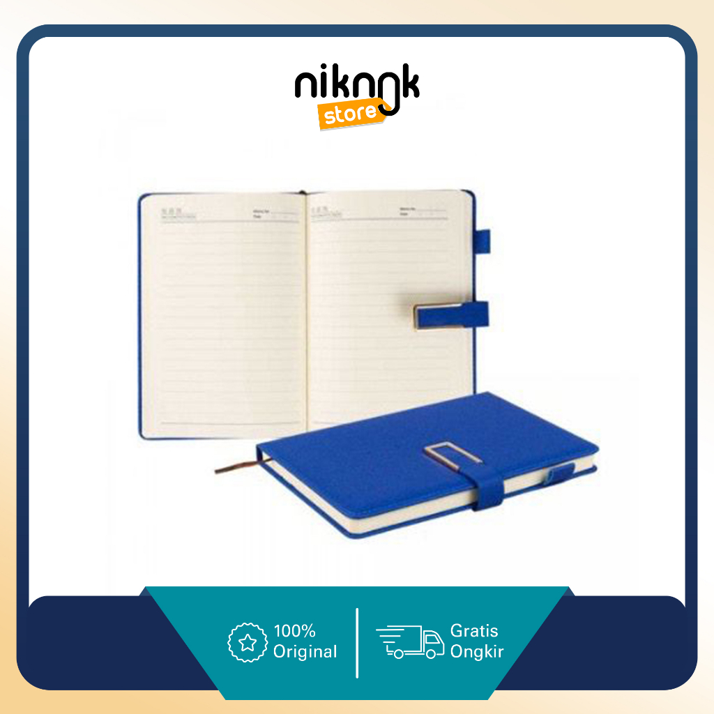 

Buku Catatan Kerja Notebook Diary Book Cover Kulit Kertas A5