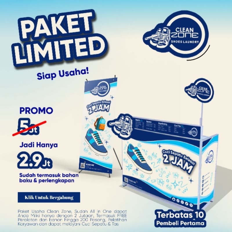 Paket Usaha Laundry Sepatu Cuci Sepatu Clean Zone Shoe Laundry By Pin Shoes Cleaner