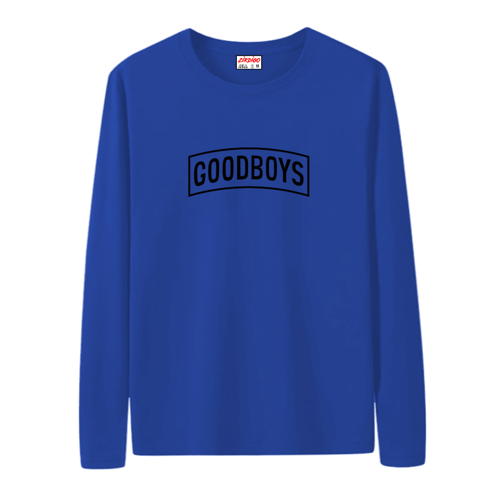 Zirdigo Kaos Distro Goodboys Tex Hitam Lengan Panjang Print Quality