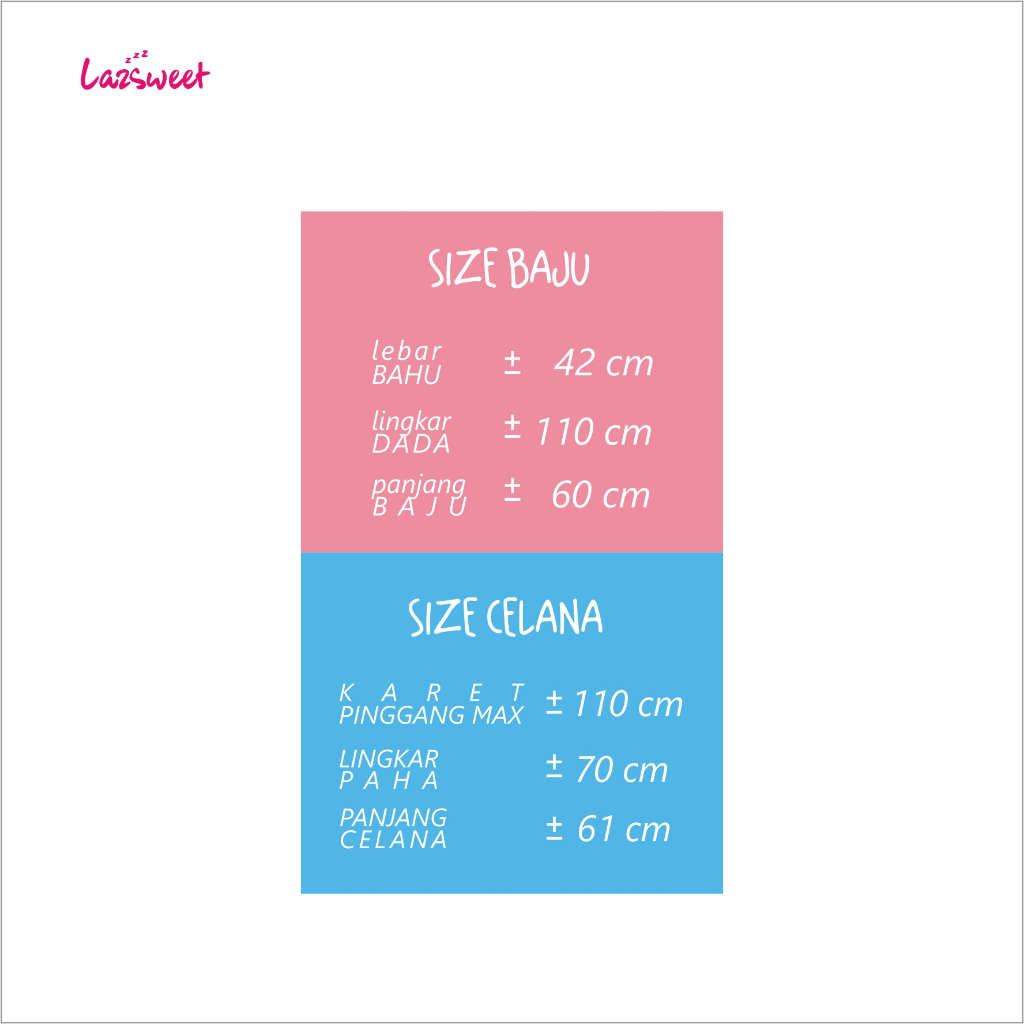 LAZSWEET | SETELAN RAYON TWILL 3/4