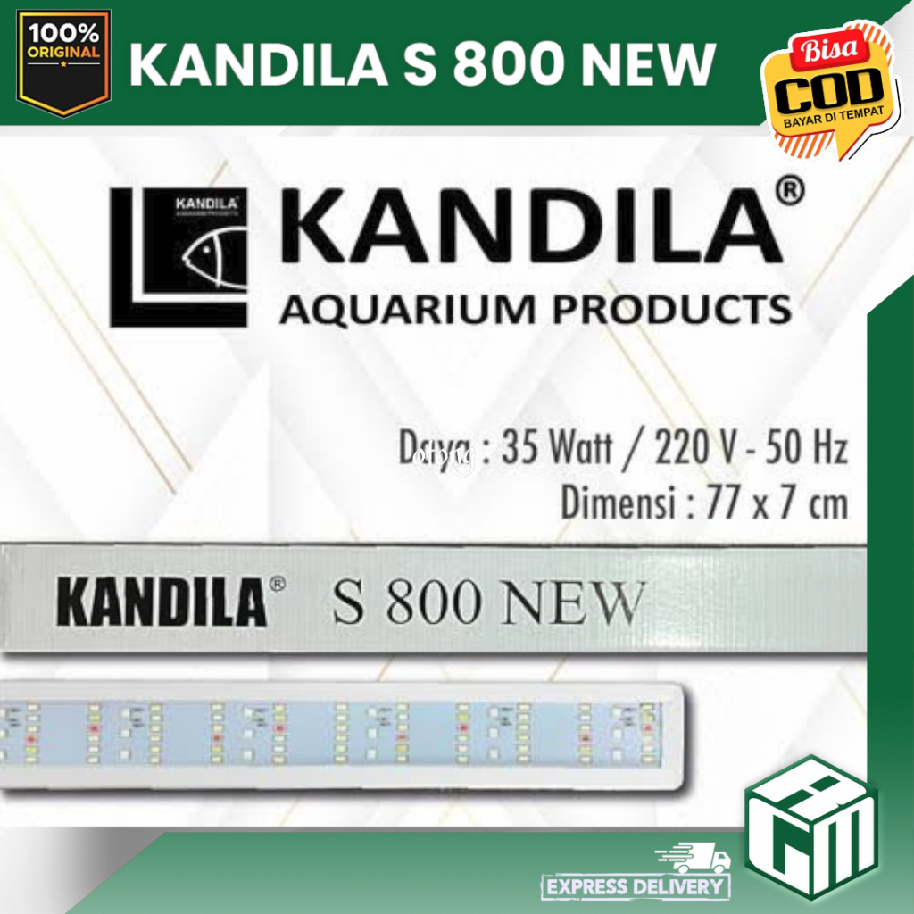 KANDILA S800NEW s 800 new s800 lampu aquarium aquascape WRGB