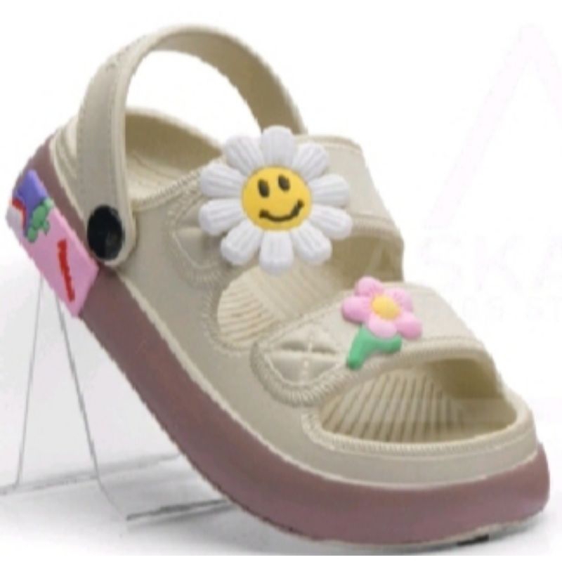 24-42 HYS 029 Sepatu Sandal Wanita wedges tinggi karet jelly Terbaru Sandal Korea Sandal Wedges Impo