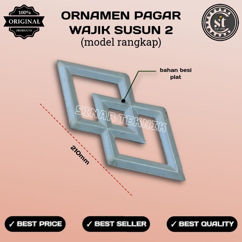 Ornamen pintu ornamen pagar ornamen pintu pagar ornamen wajik susun 2