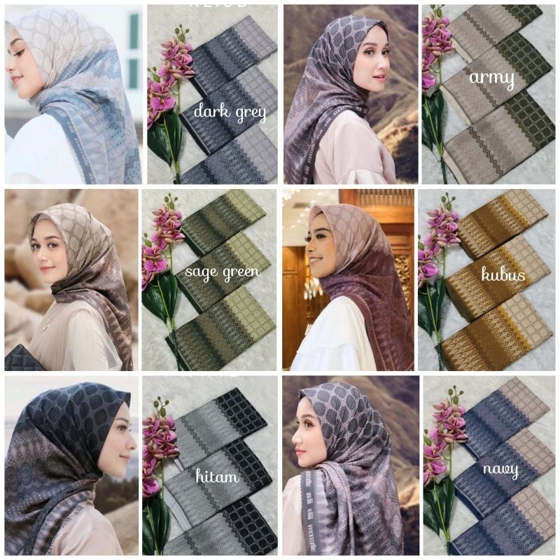 jilbab voal motif premium laser cut terbaru