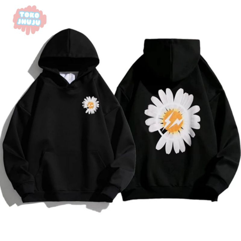 Hoodie Jumper Gdragon Bunga daisy Peaceminusone