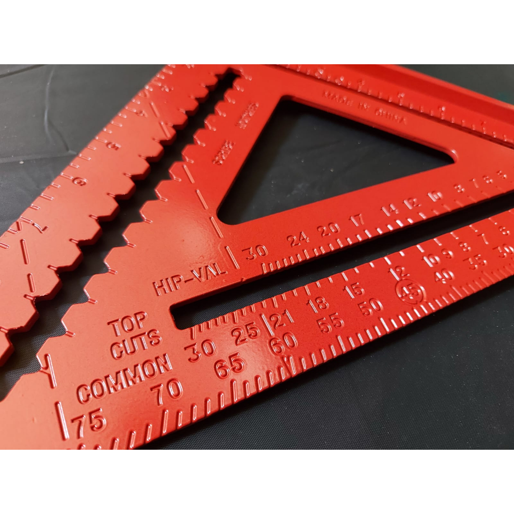 Speed Square 12inch penggaris woodworking Siku Tukang segitiga 12" rafter square 12 inchi