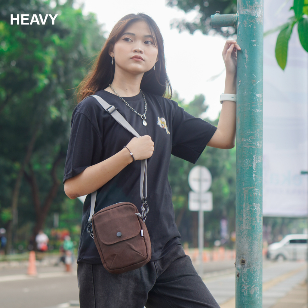 Tas Selempang Slingbag Pria Heavy Kanfas Premium Distro | tas selempang pria