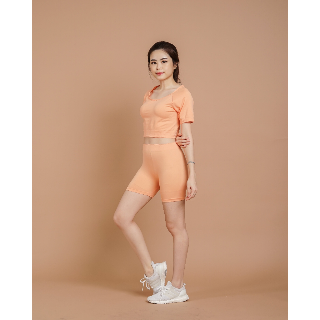 Setelan Olahraga Baju Pendek Celana Pendek Pakaian Senam /Zumba GYM  LS 745/745-1