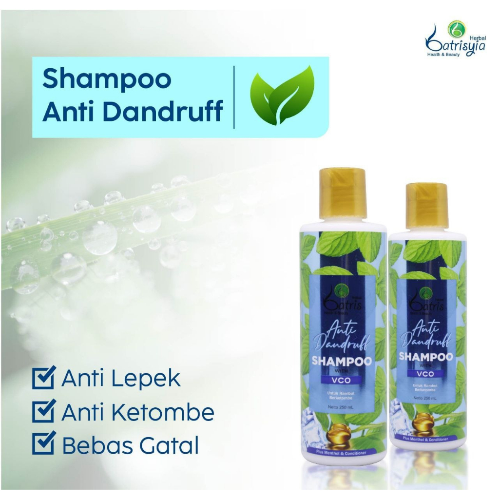Batrisyia Shampo Anti Dandruff 250ml Shampoo Anti Ketombe