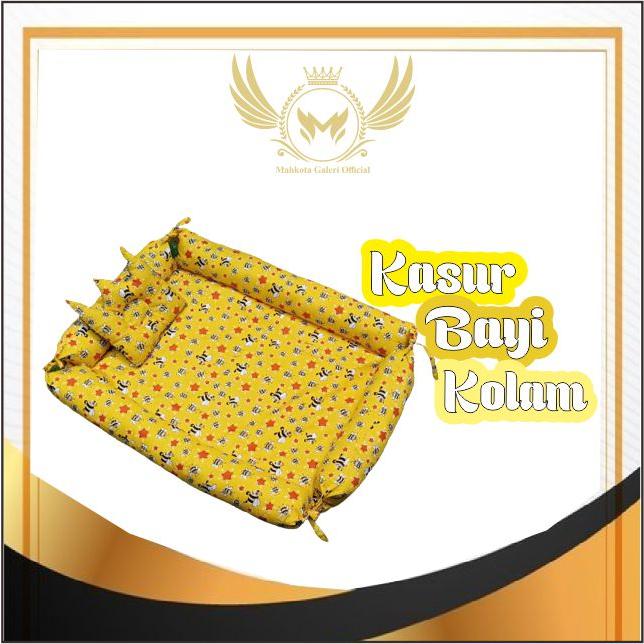 KASUR BAYI TENDA KELAMBU PREMIUM BEST SELLER / KASUR BABY KELAMBU SET BANTAL FREE BANTAL PEYANG CROWN / KASUR BAYI KOLAM