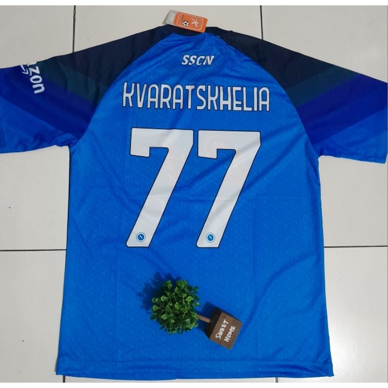 JERSEY NAPOLI HOME 22/23 KVARATSKHELIA PRINTING