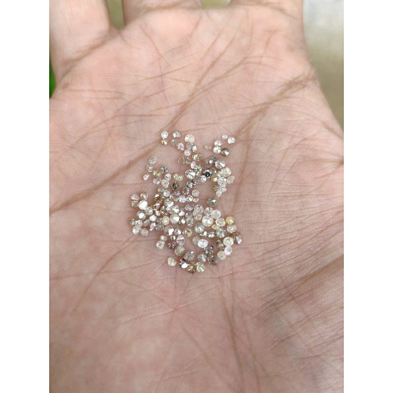 lepasan berlian eropa mix Banjar asli 100% gugur random cocok buat cincin pria & wanita