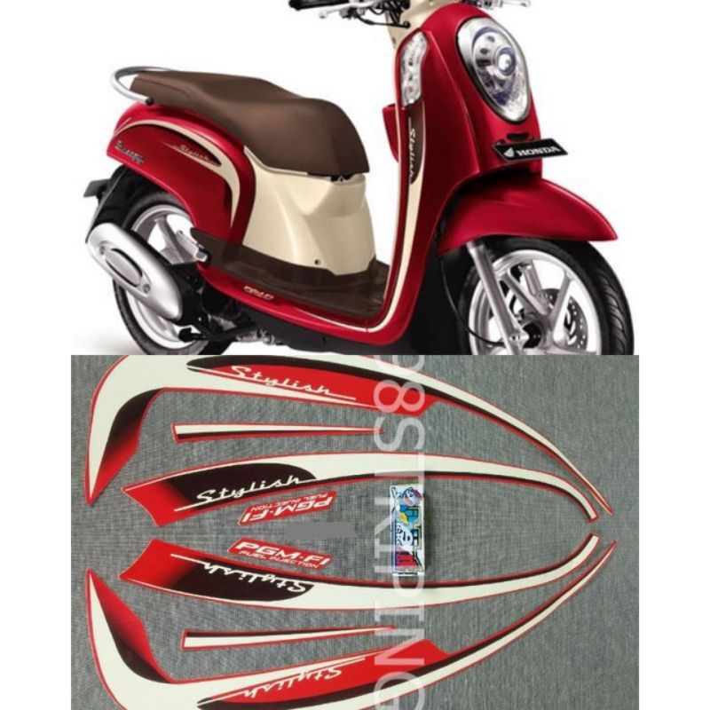 STRIPING STANDAR SCOOPY 2013