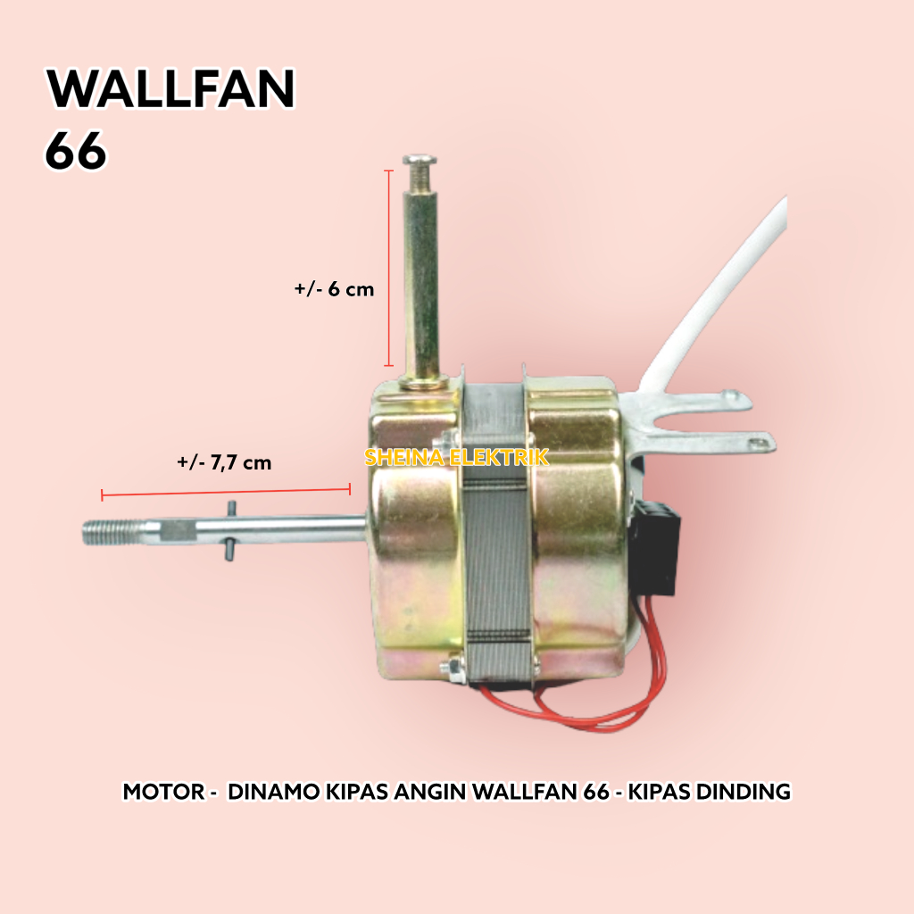 Dinamo Kipas Angin GMC 508 Kipas Dinding / Wall Fan 16 inchi