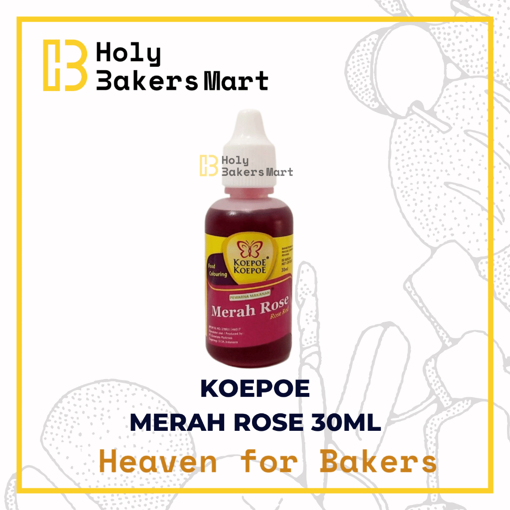 

KOEPOE PEWARNA MERAH ROSE 30ML / PEWARNA MAKANAN