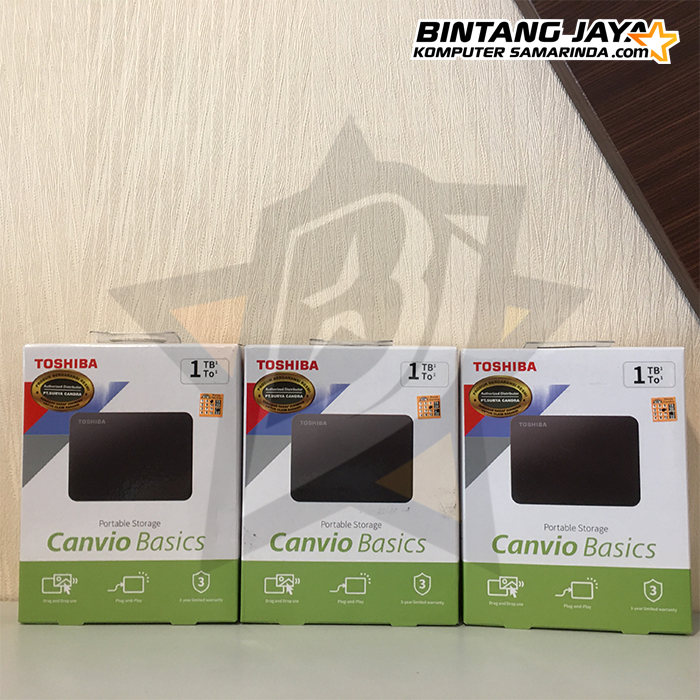 HDD Hardisk Eksternal Toshiba Canvio Basic 1TB