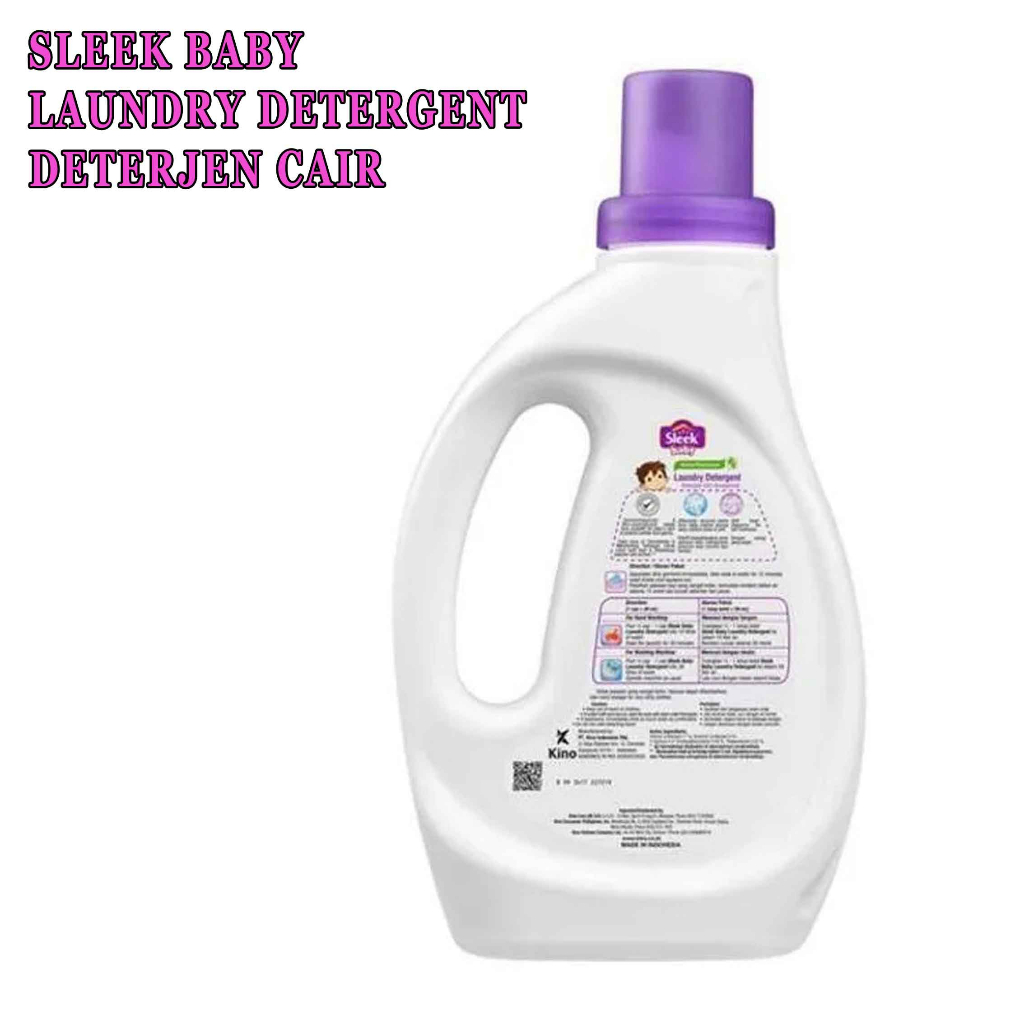 DETERGENT CAIR KONSENTRAT* SLEEK BABY LAUDRY DETERGENT*500ml