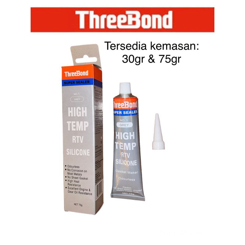 

LEM THREEBOND SUPER SEALER SILICONE HIGH TEMP 25g 30g 50g