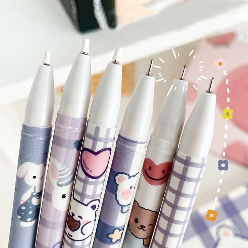 Pulpen Gel Dengan Sejuta Motif lucu lucu