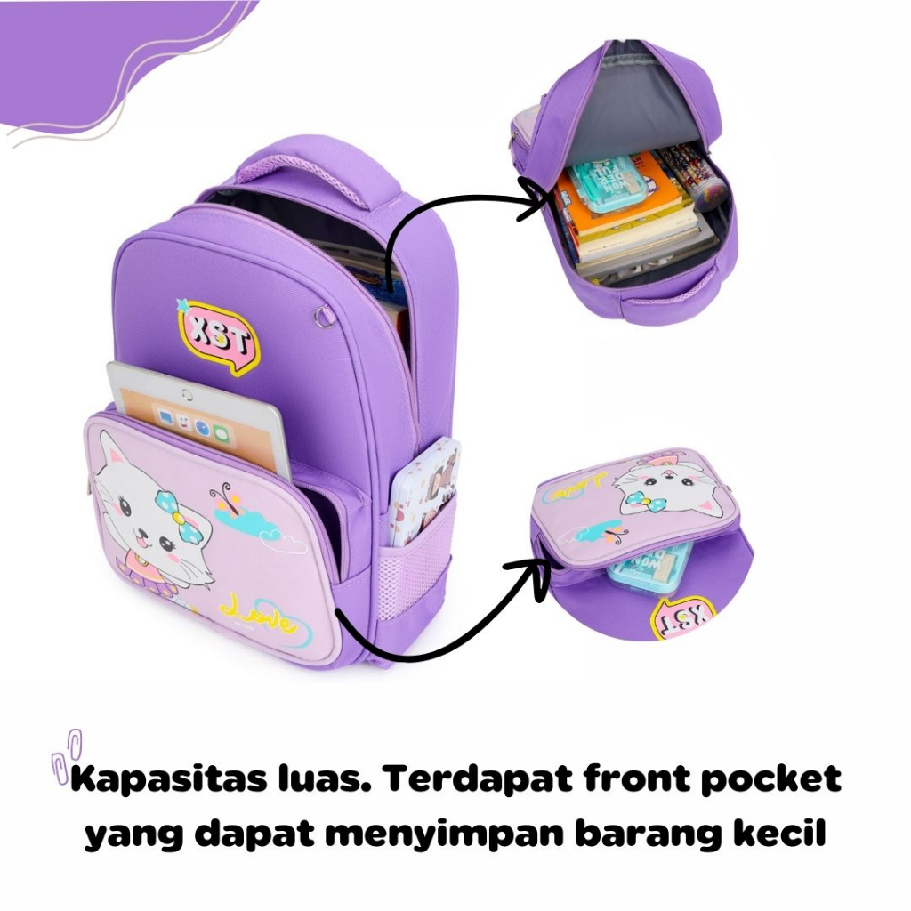 [MONA] Tas Ransel Anak Sekolah Lucu dan Imut Berbagai Karakter Kualitas Import Premium -M0220