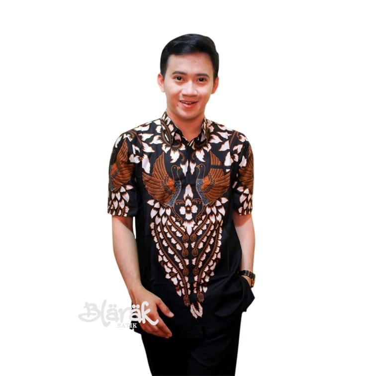 BATIK PRIA LENGAN PENDEK MEREK BLARAK