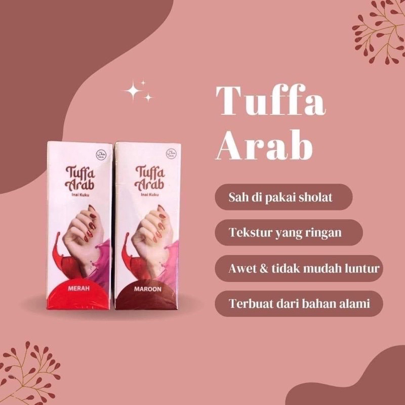 Tuffa Arab - Pewarna Kuku - Henna Tuffa Arab - Tuffah henna