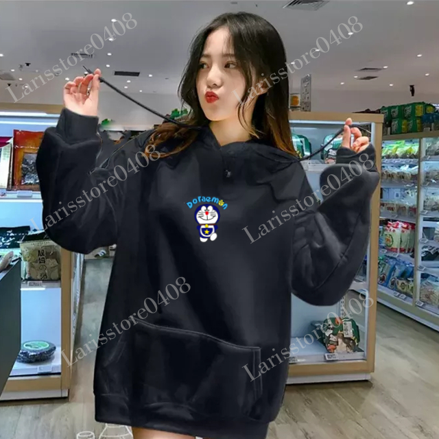 Hoodie Remaja Karakter Doraemon L XL XXL Terbaru 2023  Sweater Wanita Pria  Hoodie Wanita Unisex cew